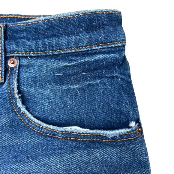 Abercrombie & Fitch Jean Shorts The Cutoff Short High Rise Demin‎ NWT Size 33 - Picture 10 of 10